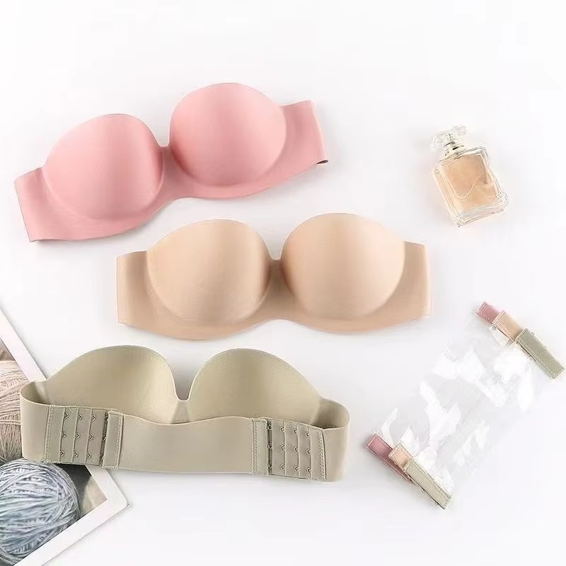 Cotton Bra Everyday - บราไร้สายเสริมฟองน้ำแบบดันทรง สำหรับผู้หญิง เซ็กซี่ ไร้รอยต่อ มองไม่เห็น บราเล็ตต์