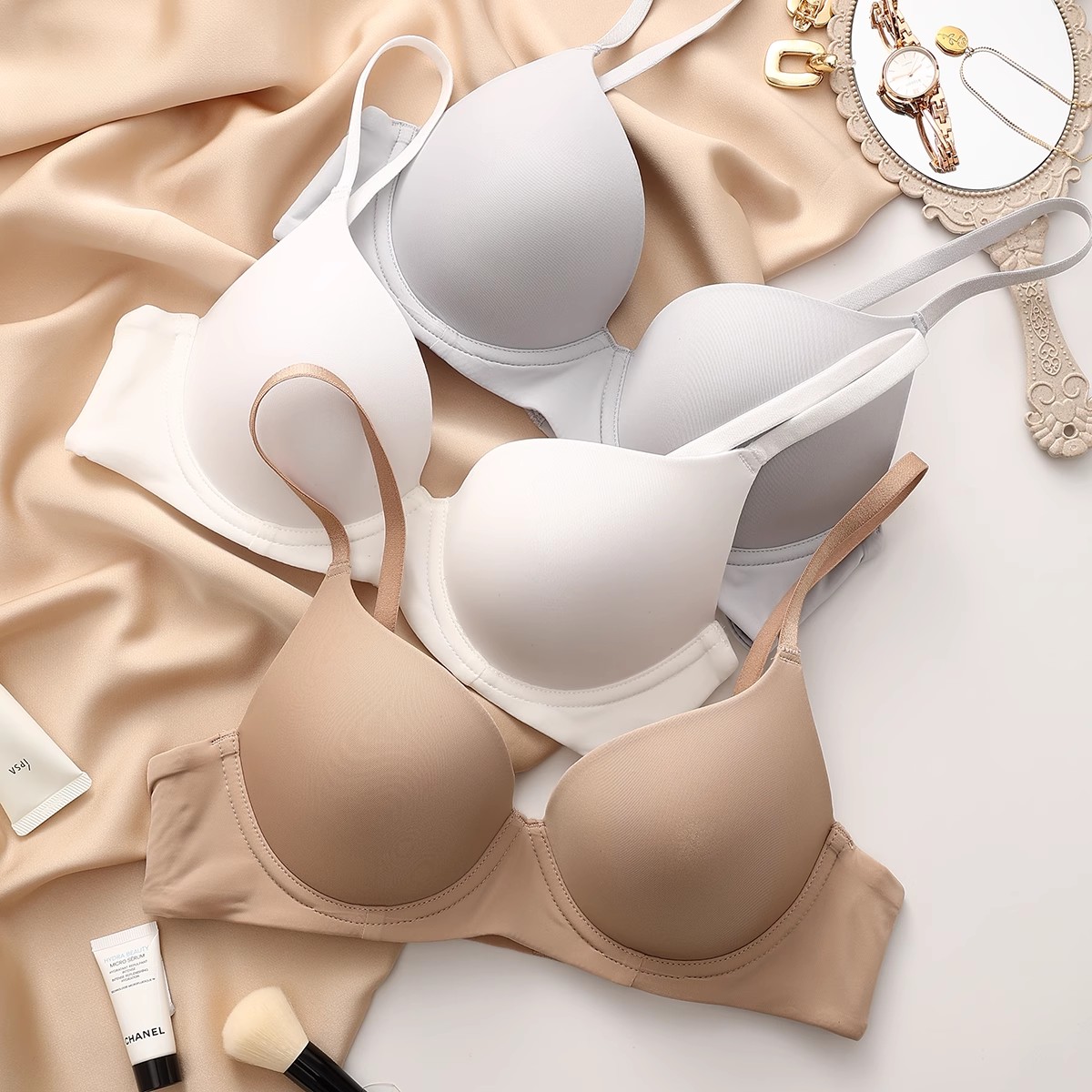 ชุดชั้นในไซส์ใหญ่สำหรับผู้หญิง - Cotton Bra Everyday บทวิจารณ์และราคา