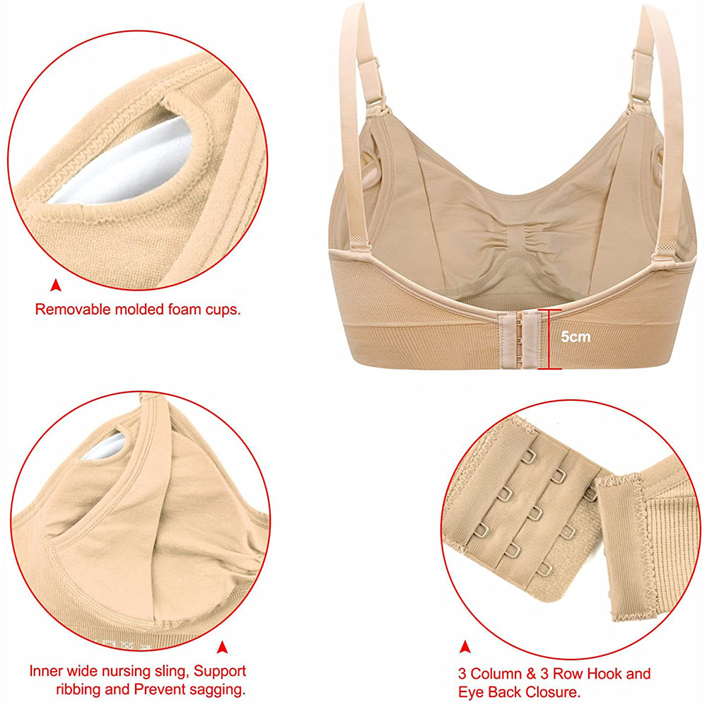 สตรีคลอดบุตรพยาบาล Bra Materna - Sleep Bra Bralette บทวิจารณ์และราคา